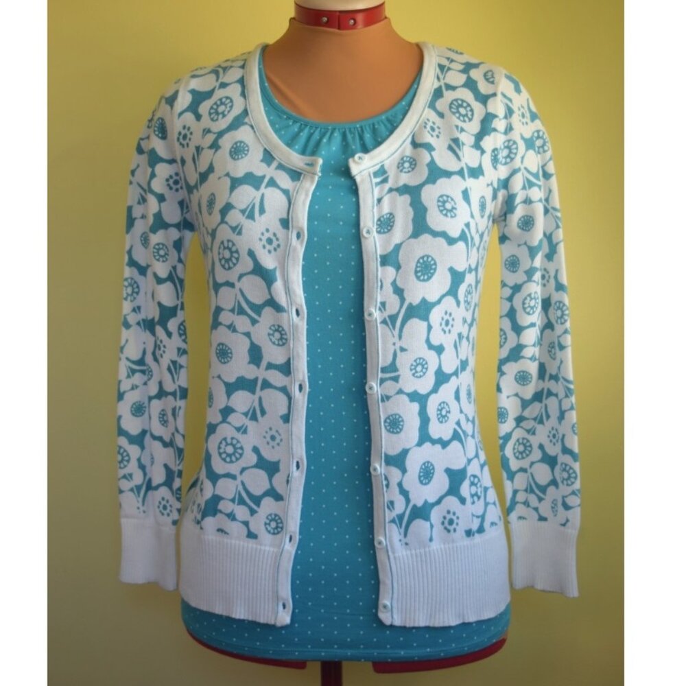 Cherokee Brand Knit Top and Sweater, Two-Piece Set, Girls Size XL